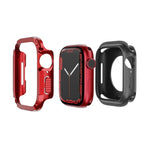 2 合 1 PC 混合 TPU 防護錶殼，適用於 Apple Watch Series 6 / 5 / 4 / SE 44mm，適用於 Apple Watch Series 6 / 5 / 4 / SE 40mm，適用於 Apple Watch Ultra 3 / 2 / 1 49mm，適用於 Apple Watch Series 9 / 8 / 7 45mm，適用於 Apple Watch Series 9 / 8 / 7 41mm