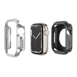 2 合 1 PC 混合 TPU 防護錶殼，適用於 Apple Watch Series 6 / 5 / 4 / SE 44mm，適用於 Apple Watch Series 6 / 5 / 4 / SE 40mm，適用於 Apple Watch Ultra 3 / 2 / 1 49mm，適用於 Apple Watch Series 9 / 8 / 7 45mm，適用於 Apple Watch Series 9 / 8 / 7 41mm