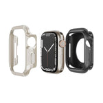 2 合 1 PC 混合 TPU 防護錶殼，適用於 Apple Watch Series 6 / 5 / 4 / SE 44mm，適用於 Apple Watch Series 6 / 5 / 4 / SE 40mm，適用於 Apple Watch Ultra 3 / 2 / 1 49mm，適用於 Apple Watch Series 9 / 8 / 7 45mm，適用於 Apple Watch Series 9 / 8 / 7 41mm