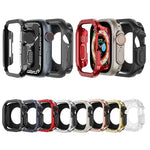 2 合 1 PC 混合 TPU 防護錶殼，適用於 Apple Watch Series 6 / 5 / 4 / SE 44mm，適用於 Apple Watch Series 6 / 5 / 4 / SE 40mm，適用於 Apple Watch Ultra 3 / 2 / 1 49mm，適用於 Apple Watch Series 9 / 8 / 7 45mm，適用於 Apple Watch Series 9 / 8 / 7 41mm