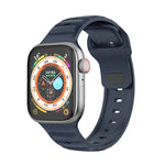 點狀紋理氟橡膠錶帶，適用於 Apple Watch 42mm，Apple Watch 38mm