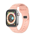 點狀紋理氟橡膠錶帶，適用於 Apple Watch 42mm，Apple Watch 38mm