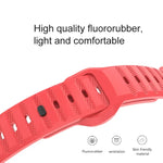 點狀紋理氟橡膠錶帶，適用於 Apple Watch 42mm，Apple Watch 38mm