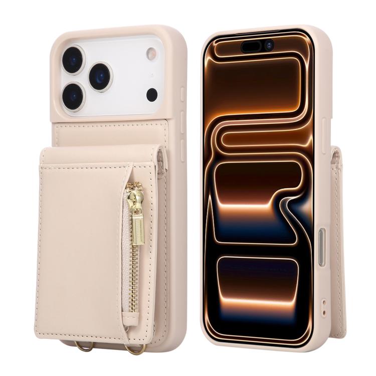 Crossbody Lanyard Zipper Wallet Leather Phone Case, For iPhone 17 Pro Max, For iPhone 17 Pro, For iPhone 17, For iPhone Air, For iPhone 16 Pro Max, For iPhone 16 Pro, For iPhone 16 Plus, For iPhone 16, For iPhone 15 Pro Max