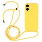 斜背掛繩液態矽膠手機殼，適用於 iPhone 16 Pro Max、iPhone 16 Pro、iPhone 16 Plus