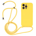 斜背掛繩液態矽膠手機殼，適用於 iPhone 16 Pro Max、iPhone 16 Pro、iPhone 16 Plus