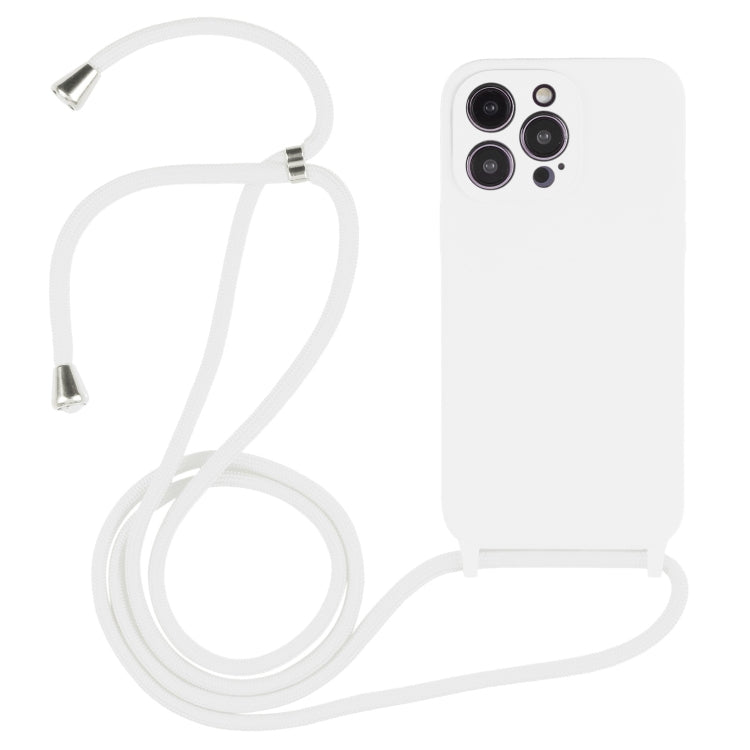 斜背掛繩液態矽膠手機殼，適用於 iPhone 16 Pro Max、iPhone 16 Pro、iPhone 16 Plus