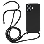 斜背掛繩液態矽膠手機殼，適用於 iPhone 17 Pro Max、iPhone 17 Pro、iPhone 17、iPhone Air