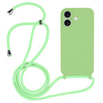 斜背掛繩液態矽膠手機殼，適用於 iPhone 17 Pro Max、iPhone 17 Pro、iPhone 17、iPhone Air