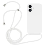 斜背掛繩液態矽膠手機殼，適用於 iPhone 17 Pro Max、iPhone 17 Pro、iPhone 17、iPhone Air
