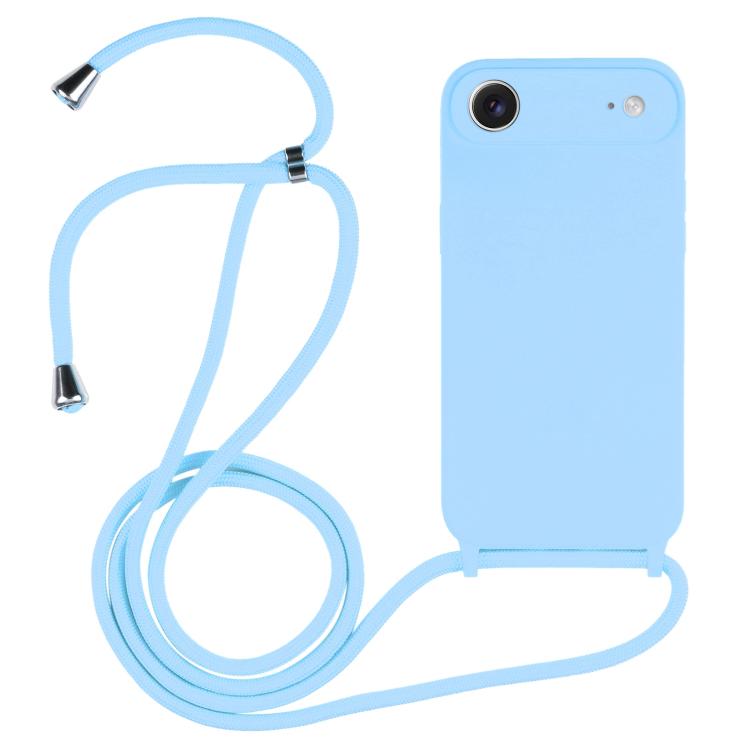 斜背掛繩液態矽膠手機殼，適用於 iPhone 17 Pro Max、iPhone 17 Pro、iPhone 17、iPhone Air