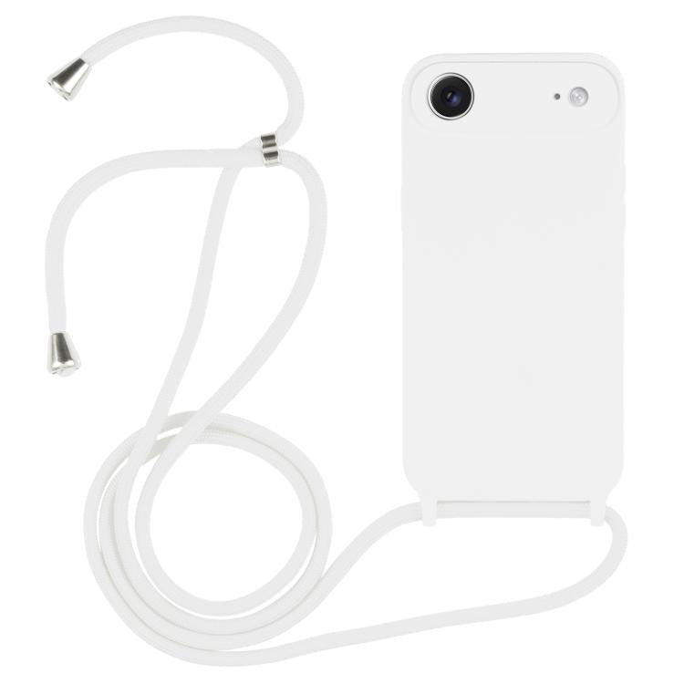 斜背掛繩液態矽膠手機殼，適用於 iPhone 17 Pro Max、iPhone 17 Pro、iPhone 17、iPhone Air