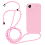 斜背掛繩液態矽膠手機殼，適用於 iPhone 17 Pro Max、iPhone 17 Pro、iPhone 17、iPhone Air