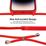斜背掛繩液態矽膠手機殼，適用於 iPhone 17 Pro Max、iPhone 17 Pro、iPhone 17、iPhone Air