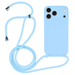斜背掛繩液態矽膠手機殼，適用於 iPhone 17 Pro Max、iPhone 17 Pro、iPhone 17、iPhone Air