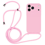 斜背掛繩液態矽膠手機殼，適用於 iPhone 17 Pro Max、iPhone 17 Pro、iPhone 17、iPhone Air