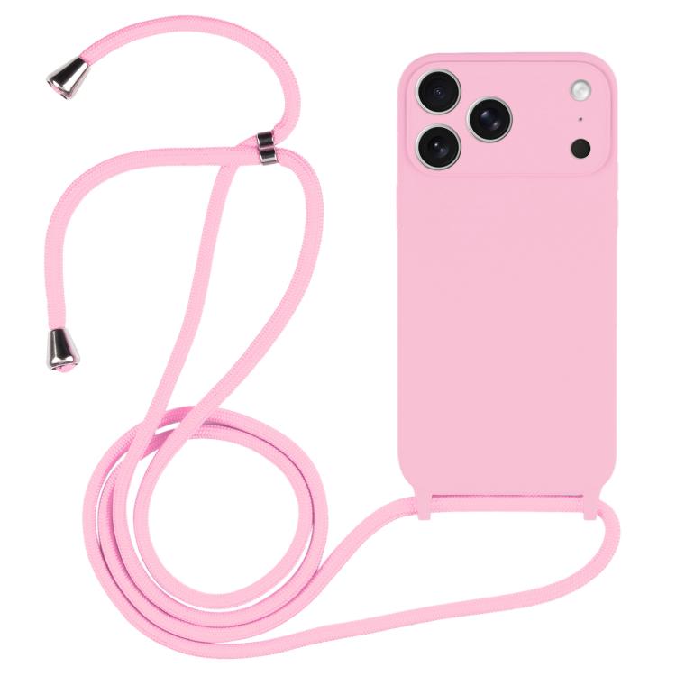 斜背掛繩液態矽膠手機殼，適用於 iPhone 17 Pro Max、iPhone 17 Pro、iPhone 17、iPhone Air