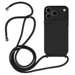 斜背掛繩液態矽膠手機殼，適用於 iPhone 17 Pro Max、iPhone 17 Pro、iPhone 17、iPhone Air