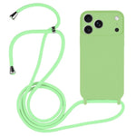 斜背掛繩液態矽膠手機殼，適用於 iPhone 17 Pro Max、iPhone 17 Pro、iPhone 17、iPhone Air