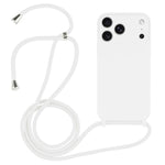 斜背掛繩液態矽膠手機殼，適用於 iPhone 17 Pro Max、iPhone 17 Pro、iPhone 17、iPhone Air