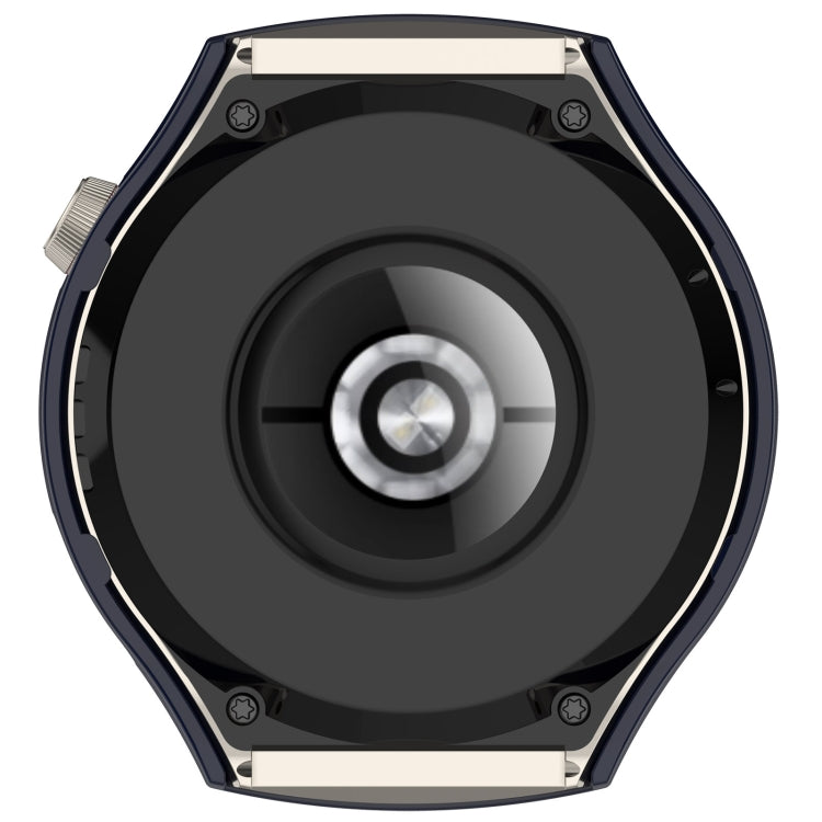 Half Coverage Hollowed Watch Protective Case + Hydrogel Film Set, For Huawei Watch 4 Pro