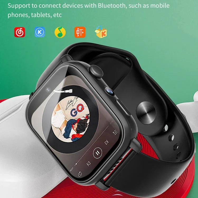UNIWA X1S 1.9 吋 IP67 防水 4G Android 8.1 雙鏡頭智慧手錶，支援體溫測量，1G+8G，2G+16G