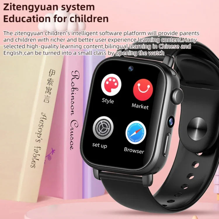 UNIWA X1S 1.9 吋 IP67 防水 4G Android 8.1 雙鏡頭智慧手錶，支援體溫測量，1G+8G，2G+16G