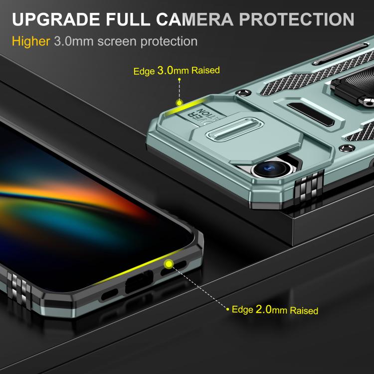 裝甲 PC + TPU 鏡頭保護手機殼，適用於 iPhone 17e / 16e、iPhone 17 Pro Max、iPhone 17 Pro、iPhone 17、iPhone Air、iPhone 16 Pro Max