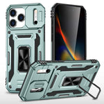 裝甲 PC + TPU 鏡頭保護手機殼，適用於 iPhone 17e / 16e、iPhone 17 Pro Max、iPhone 17 Pro、iPhone 17、iPhone Air、iPhone 16 Pro Max