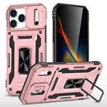 裝甲 PC + TPU 鏡頭保護手機殼，適用於 iPhone 17e / 16e、iPhone 17 Pro Max、iPhone 17 Pro、iPhone 17、iPhone Air、iPhone 16 Pro Max