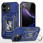 裝甲 PC + TPU 鏡頭保護手機殼，適用於 iPhone 17e / 16e、iPhone 17 Pro Max、iPhone 17 Pro、iPhone 17、iPhone Air、iPhone 16 Pro Max