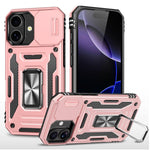 裝甲 PC + TPU 鏡頭保護手機殼，適用於 iPhone 17e / 16e、iPhone 17 Pro Max、iPhone 17 Pro、iPhone 17、iPhone Air、iPhone 16 Pro Max