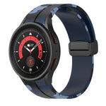 磁性扣迷彩矽膠錶帶，適用於 Samsung Galaxy Watch5 / 5 Pro / Watch 4 / 4 Classic