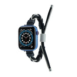 矽膠豆編織尼龍錶帶，適用於 Apple Watch 42mm，適用於 Apple Watch 38mm