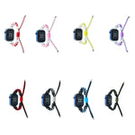 矽膠豆編織尼龍錶帶，適用於 Apple Watch 42mm，適用於 Apple Watch 38mm