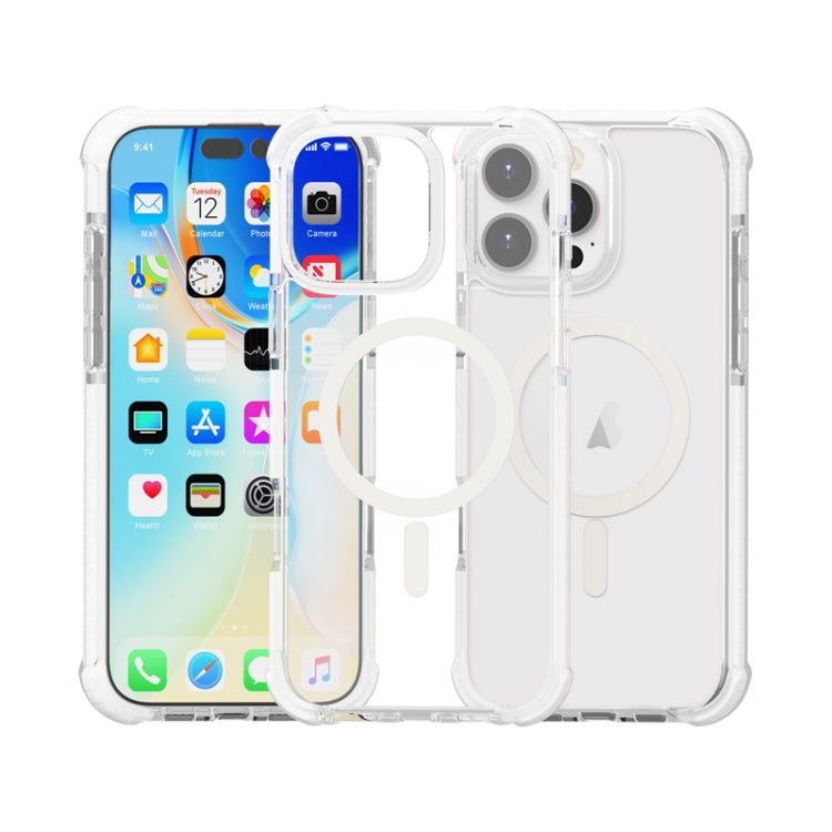 Acrylic Magsafe Magnetic Shockproof Phone Case, For iPhone 16 Pro Max, For iPhone 16 Pro, For iPhone 16 Plus, For iPhone 16, For iPhone 15 Pro Max