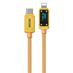 WK WDC-08 PD 20W USB-C/Type-C 轉 8 Pin 數字顯示數據線，長度：1米，WDC-08