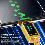 WK WDC-08 PD 20W USB-C/Type-C 轉 8 Pin 數字顯示數據線，長度：1米，WDC-08