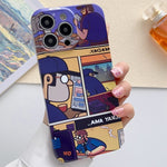 Painted Pattern Precise Hole PC Phone Case, For iPhone 14 Pro Max