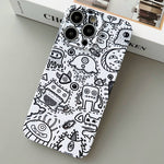 Painted Pattern Precise Hole PC Phone Case, For iPhone 14 Pro Max