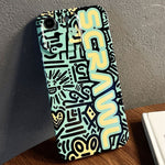 Painted Pattern Precise Hole PC Phone Case, For iPhone SE 2022 / 2020 / 8 / 7