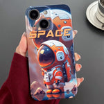 Painted Pattern Precise Hole PC Phone Case, For iPhone 15 Plus