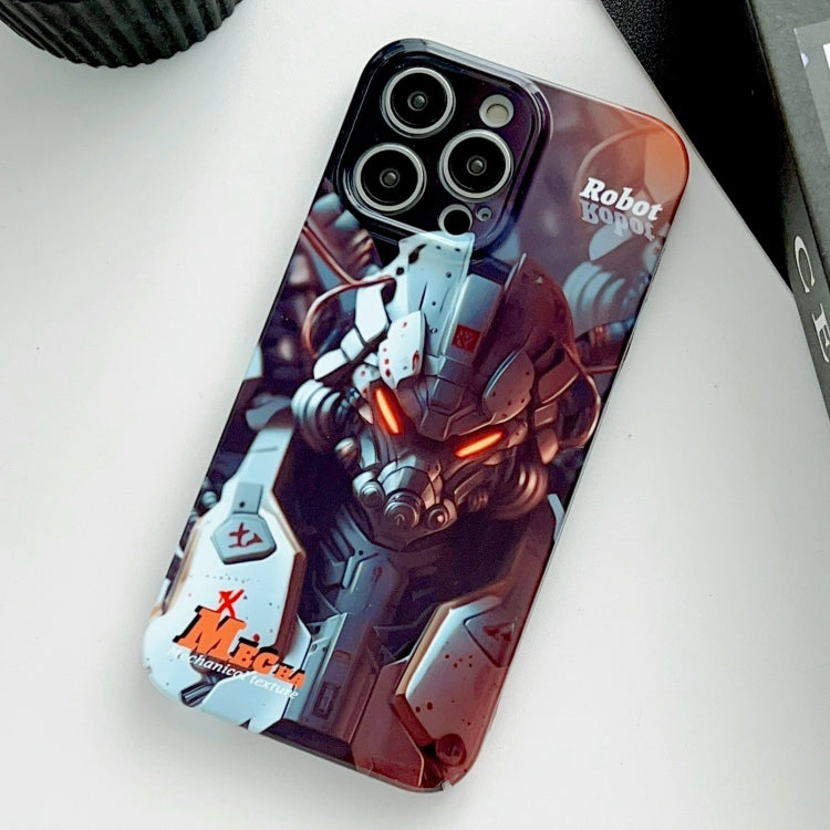 Painted Pattern Precise Hole PC Phone Case, For iPhone 15 Pro