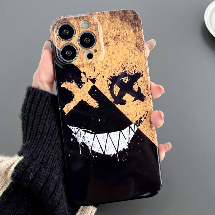 Painted Pattern Precise Hole PC Phone Case, For iPhone 15 Pro Max