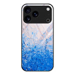 大理石紋玻璃保護手機殼，適用於 iPhone 17 Pro Max、iPhone 17 Pro、iPhone 17、iPhone Air、iPhone 15 Pro Max、iPhone 15 Pro