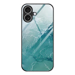 大理石紋玻璃保護手機殼，適用於 iPhone 17 Pro Max、iPhone 17 Pro、iPhone 17、iPhone Air、iPhone 15 Pro Max、iPhone 15 Pro