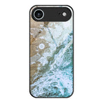 大理石紋玻璃保護手機殼，適用於 iPhone 17 Pro Max、iPhone 17 Pro、iPhone 17、iPhone Air、iPhone 15 Pro Max、iPhone 15 Pro
