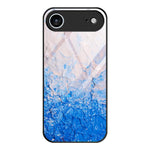 大理石紋玻璃保護手機殼，適用於 iPhone 17 Pro Max、iPhone 17 Pro、iPhone 17、iPhone Air、iPhone 15 Pro Max、iPhone 15 Pro