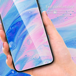 大理石紋玻璃保護手機殼，適用於 iPhone 17 Pro Max、iPhone 17 Pro、iPhone 17、iPhone Air、iPhone 15 Pro Max、iPhone 15 Pro