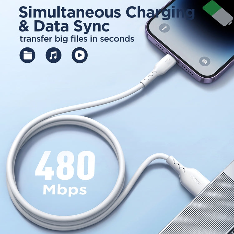 JOYROOM SA26-CL3 閃充系列 30W USB-C / Type-C 轉 8 Pin 快充數據線，1米